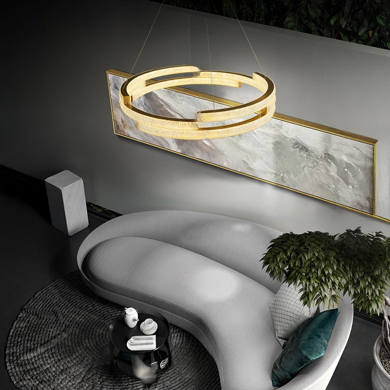 BLANCHE Ring Chandelier by Lampadom - detail view