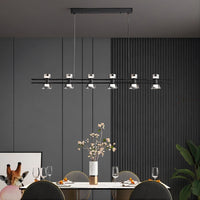BLASIUS Linear Chandelier by Lampadom - angle view