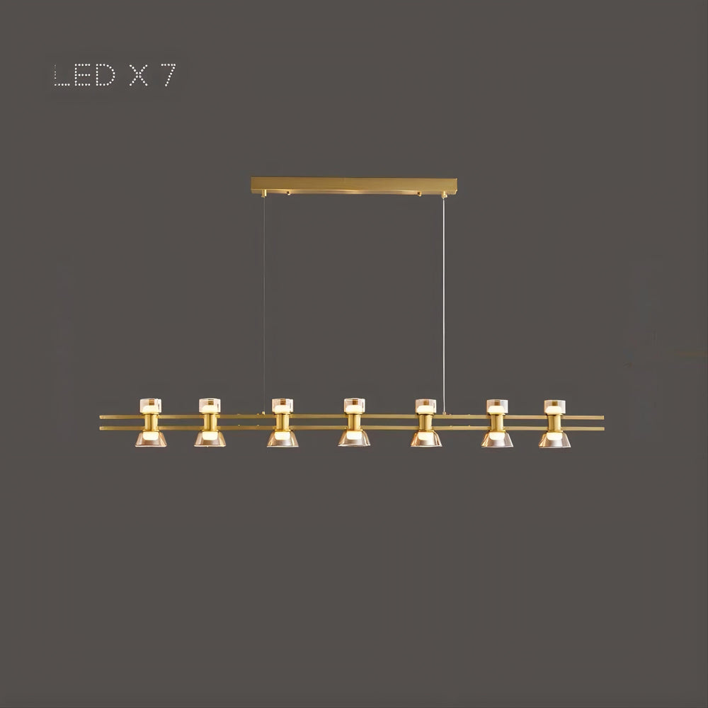 BLASIUS Linear Chandelier by Lampadom - scale reference