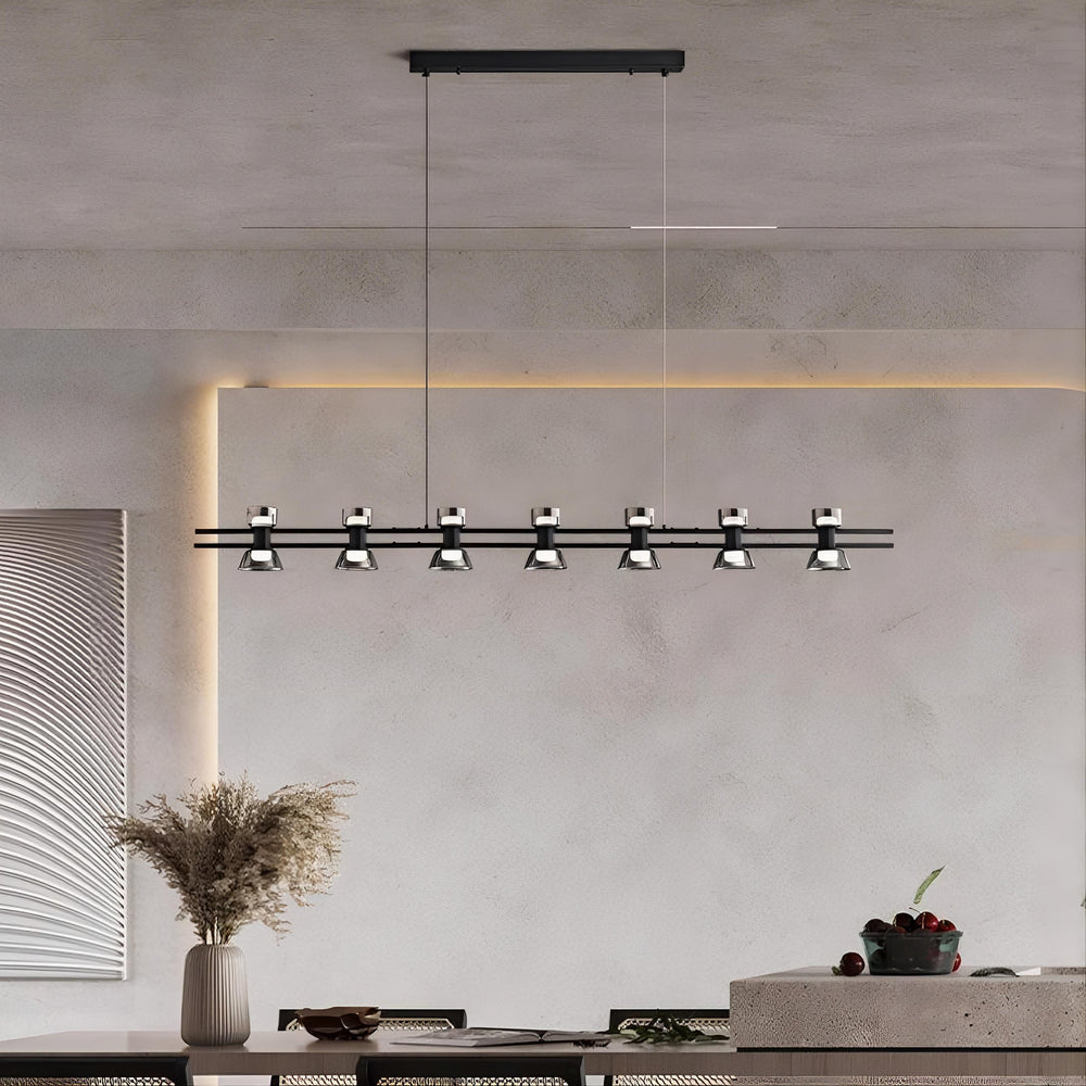 BLASIUS Linear Chandelier by Lampadom - detail view
