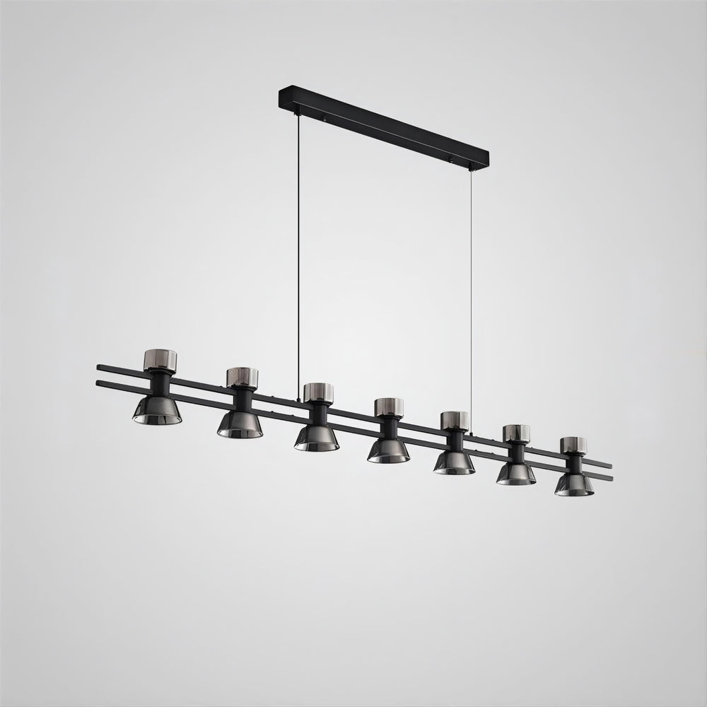 BLASIUS Linear Chandelier by Lampadom - close-up