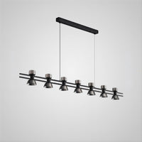 BLASIUS Linear Chandelier by Lampadom - close-up