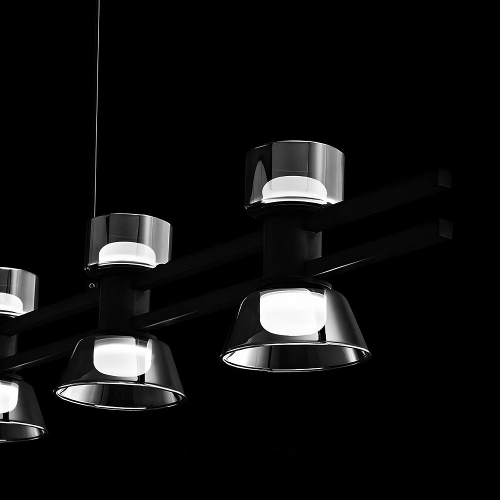 BLASIUS Linear Chandelier by Lampadom - side view