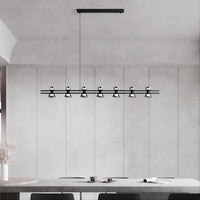 BLASIUS Linear Chandelier by Lampadom - close-up
