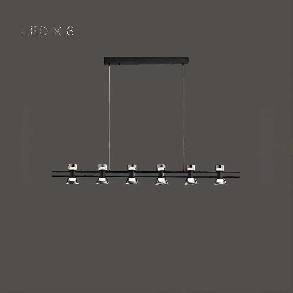 BLASIUS Linear Chandelier by Lampadom - side view