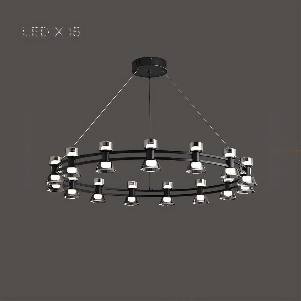 BLASIUS Ring Chandelier by Lampadom - close-up