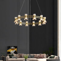 BLASIUS Ring Chandelier by Lampadom - close-up
