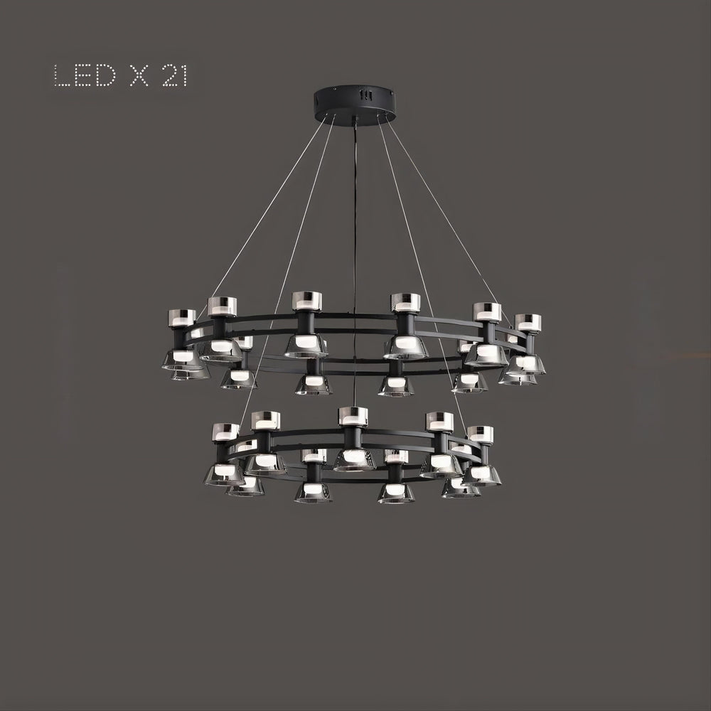 BLASIUS Ring Chandelier by Lampadom - close-up