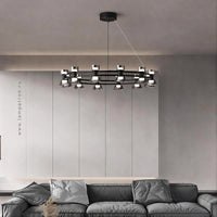 BLASIUS Ring Chandelier by Lampadom - angle view