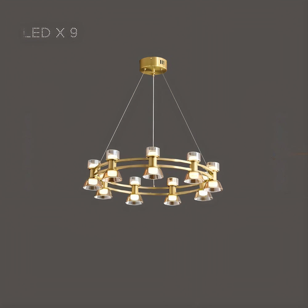 BLASIUS Ring Chandelier by Lampadom - close-up