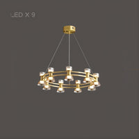 BLASIUS Ring Chandelier by Lampadom - close-up