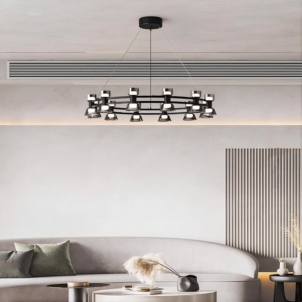 BLASIUS Ring Chandelier by Lampadom - ambient shot