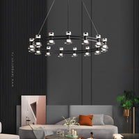 BLASIUS Ring Chandelier by Lampadom - side view