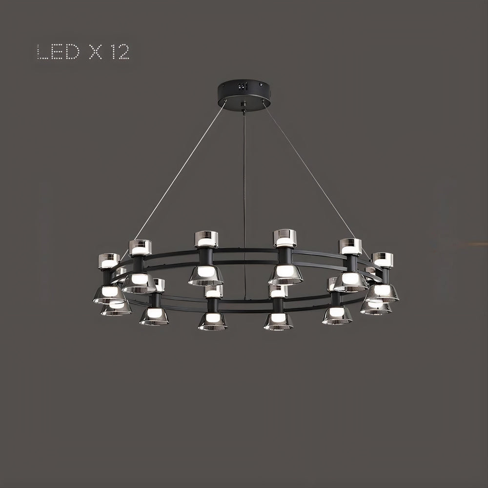 BLASIUS Ring Chandelier by Lampadom - ambient shot