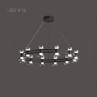 BLASIUS Ring Chandelier by Lampadom - angle view