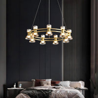 BLASIUS Ring Chandelier by Lampadom - top view