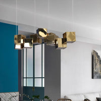 BLITZ Linear Chandelier by Lampadom - detail view