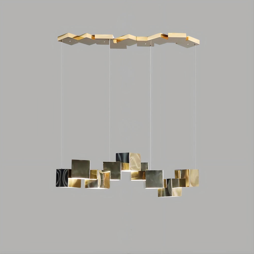 BLITZ Linear Chandelier by Lampadom - side view