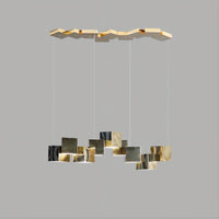 BLITZ Linear Chandelier by Lampadom - side view