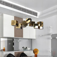 BLITZ Linear Chandelier by Lampadom - scale reference