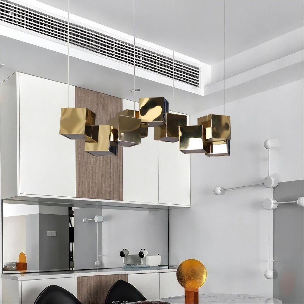 BLITZ Linear Chandelier by Lampadom - side view