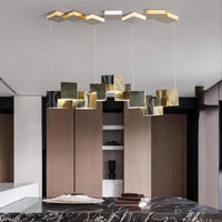 BLITZ Linear Chandelier by Lampadom - ambient shot