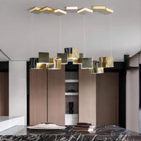 BLITZ Linear Chandelier by Lampadom - close-up