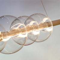 Bodo Linear Chandelier by Lampadom - close-up