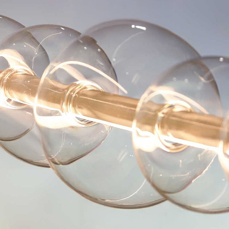 Bodo Linear Chandelier by Lampadom - detail view