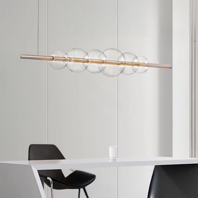Bodo Linear Chandelier by Lampadom - ambient shot