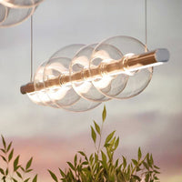 Bodo Linear Chandelier by Lampadom - close-up