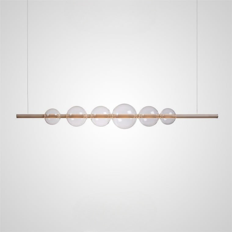 Bodo Linear Chandelier by Lampadom - detail view