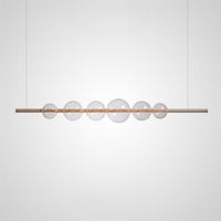 Bodo Linear Chandelier by Lampadom - detail view