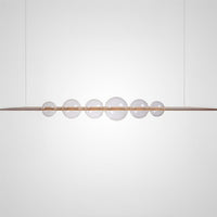 Bodo Linear Chandelier by Lampadom - side view