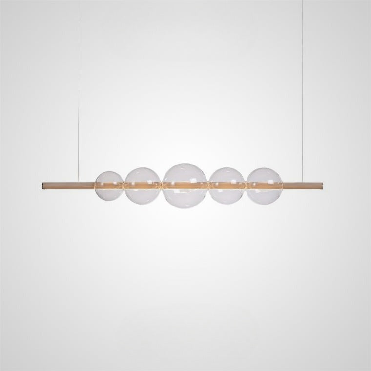 Bodo Linear Chandelier by Lampadom - close-up