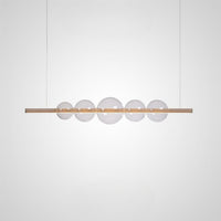 Bodo Linear Chandelier by Lampadom - close-up