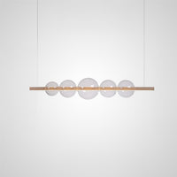 Bodo Linear Chandelier by Lampadom - top view