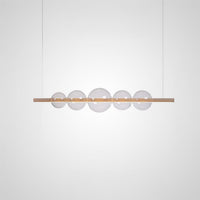 Bodo Linear Chandelier by Lampadom - top view