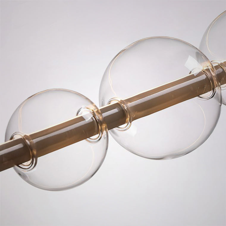 Bodo Linear Chandelier by Lampadom - scale reference