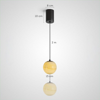 BONN NEPHRITE Pendant by Lampadom - angle view