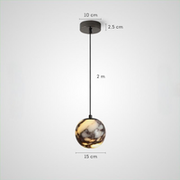 BONN NEPHRITE Pendant by Lampadom - scale reference