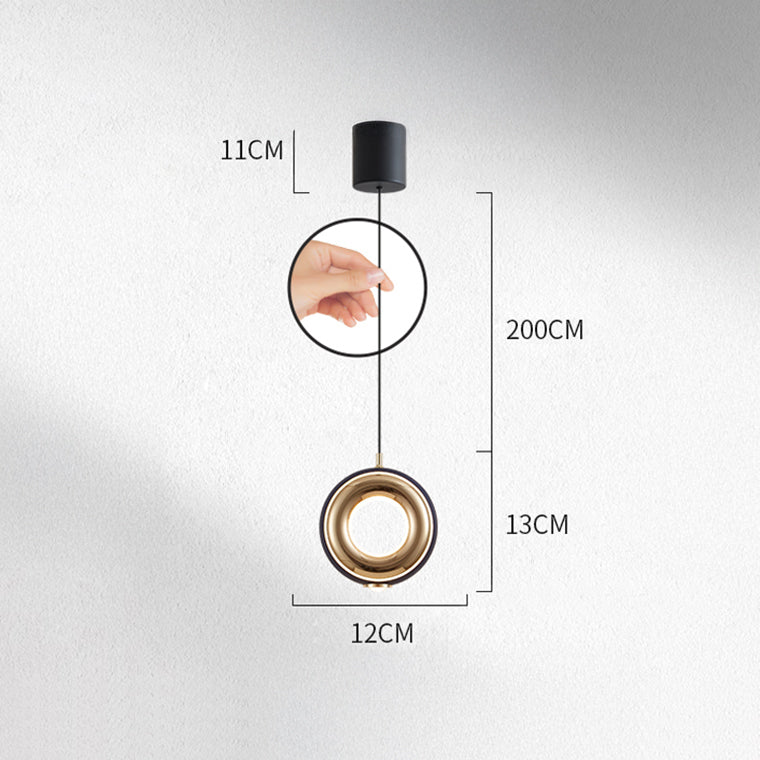 BOSSE Pendant by Lampadom - side view