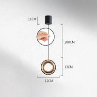 BOSSE Pendant by Lampadom - side view