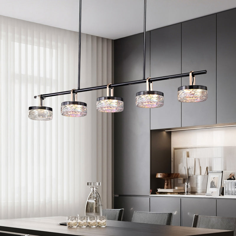 BRAMER Linear Chandelier by Lampadom - side view