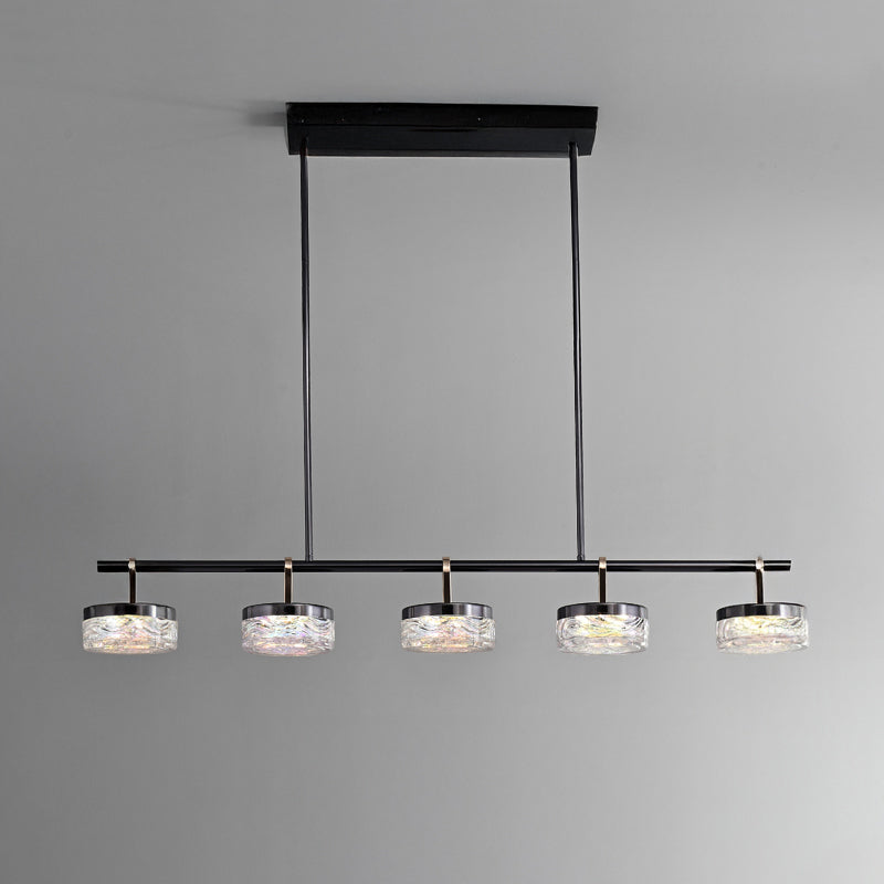 BRAMER Linear Chandelier by Lampadom - scale reference