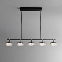 BRAMER Linear Chandelier by Lampadom - scale reference