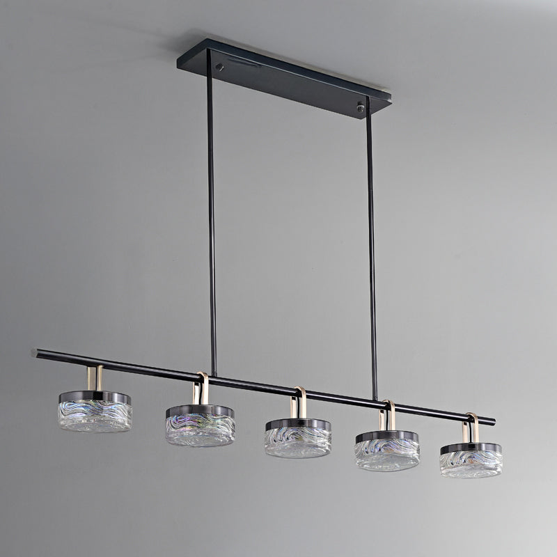 BRAMER Linear Chandelier by Lampadom - detail view