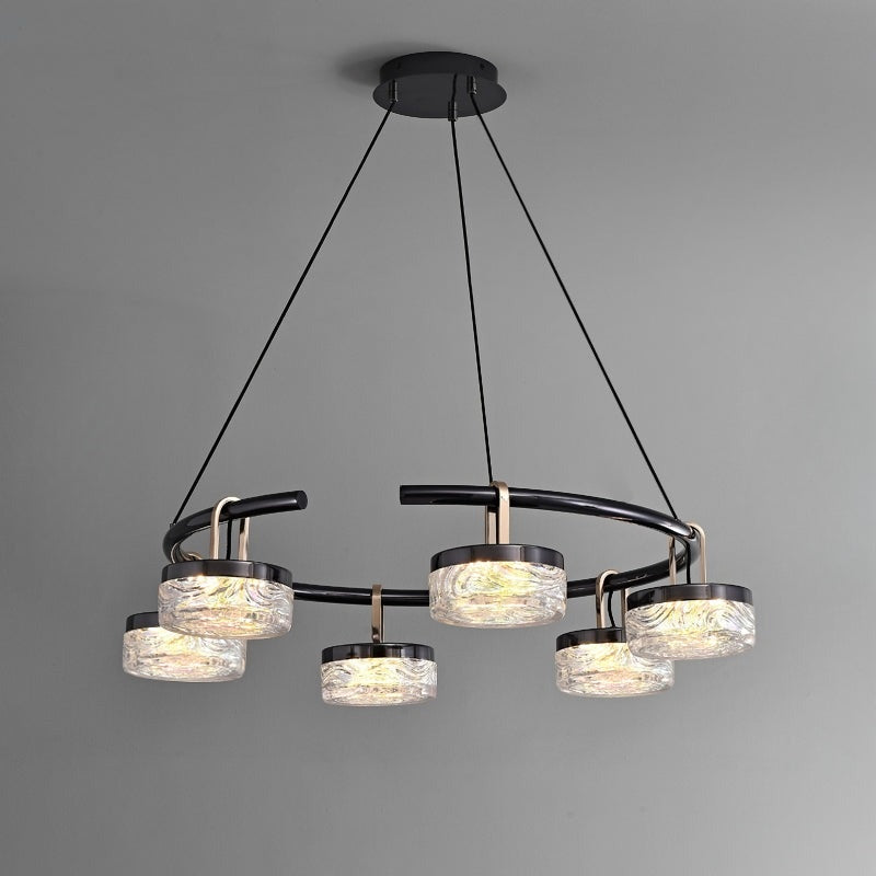 BRAMER Ring Chandelier by Lampadom - angle view