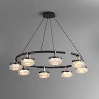 BRAMER Ring Chandelier by Lampadom - side view