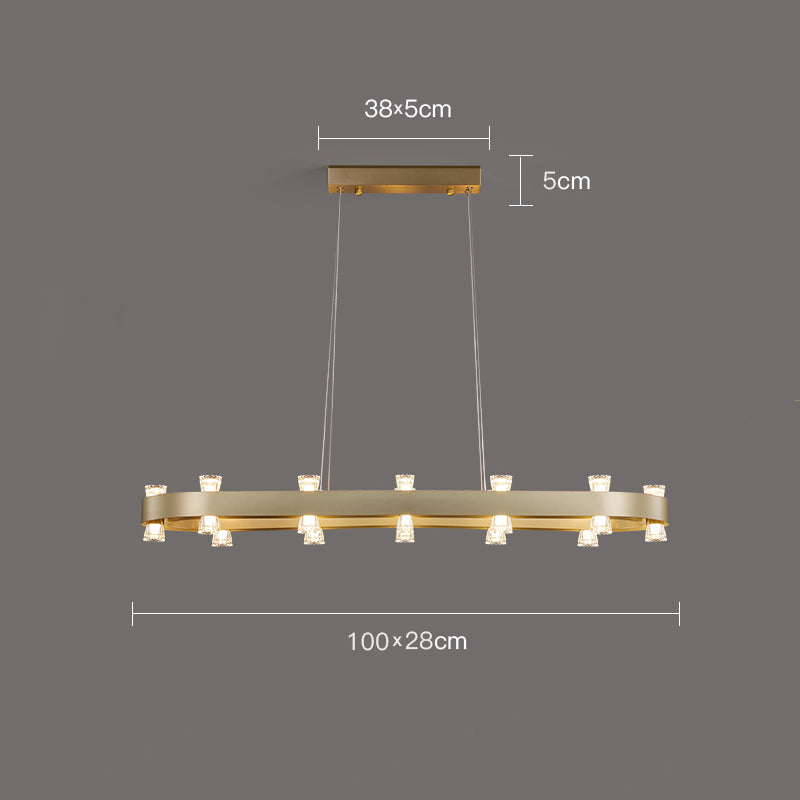 BRANDON L Linear Chandelier